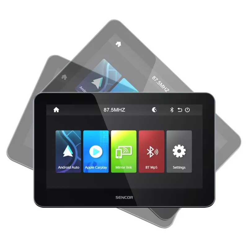SENCOR SCT M760BWT Receptor multimedia 2-DIN de 7