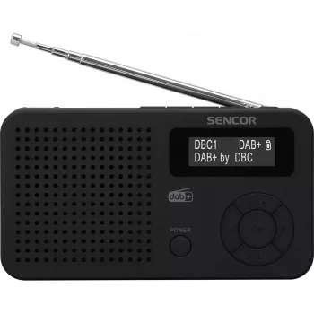 Sencor SRD 7210B Radio DAB+ FM/BT/USB - Negra