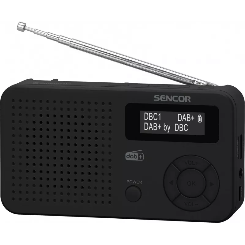 Sencor SRD 7210B Radio DAB+ FM/BT/USB - Negra