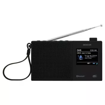 SENCOR SRD 7790B Radio DAB+ con FM, Bluetooth, USB, LCD de 2,4