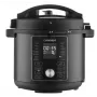 CONCEPT CK8000 Olla multifunción con función freidora de aire, olla 6L, cesta 3,5L, 1500W, 10 programas, Negro/Plata