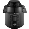 CONCEPT CK8000 Olla multifunción con función freidora de aire, olla 6L, cesta 3,5L, 1500W, 10 programas, Negro/Plata