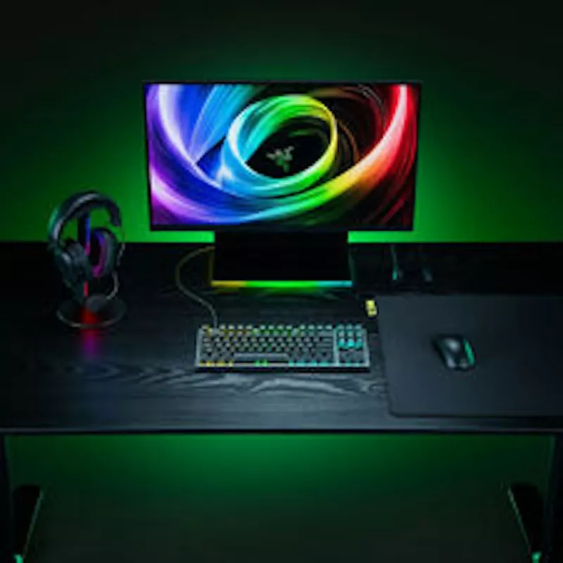 Razer Huntsman V3 Tenkeyless teclado gaming 8KHz - distribución alemana (QWERTZ), Razer Analog Optical Switches Gen-2, Chroma RGB, negro