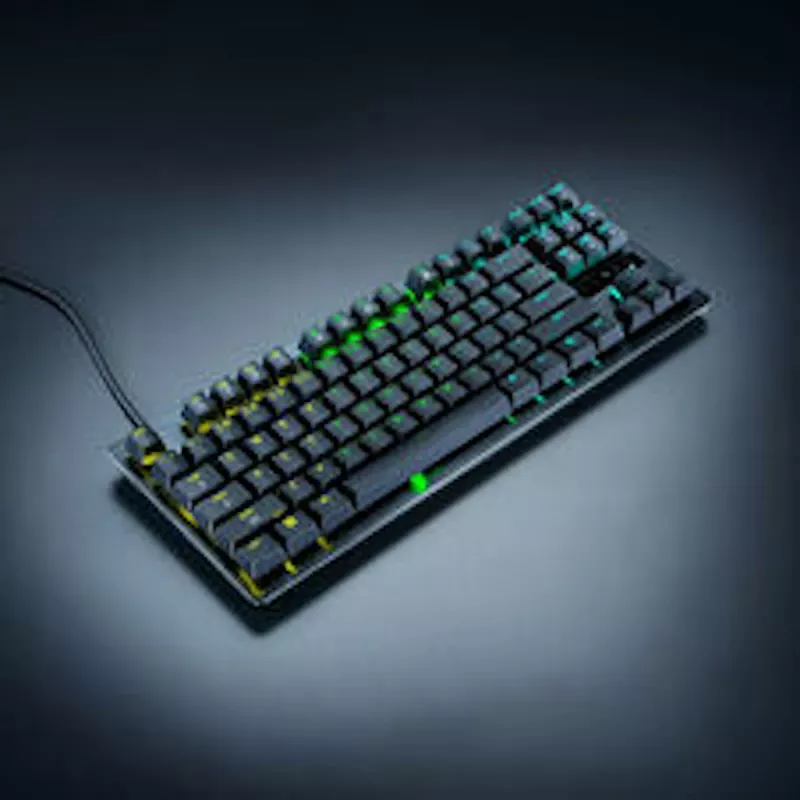 Razer Huntsman V3 Tenkeyless teclado gaming 8KHz - distribución alemana (QWERTZ), Razer Analog Optical Switches Gen-2, Chroma RGB, negro