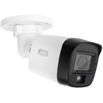 ABUS Security-Center TVCC32512 cámara IP tipo bala para exterior 2MP Full HD 1080p con visión nocturna IR de 30 m, PoE, IP67, ranura MicroSD, micrófono integrado