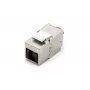 DIGITUS DN-93615-D Módulo Keystone CAT 6A, apantallado, sin herramientas, 10GBase-T, 500 MHz, zamak, contactos dorados, T568A/B, compatible con PoE++