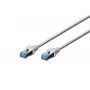 DIGITUS Ecoline Cable de parcheo Cat5e UTP RJ-45 a RJ-45, 0,5 m, gris, LSZH, snagless, Gigabit Ethernet