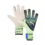 PUMA Ultra Ultimate 1 NC Guantes de portero Green Flash White Blue Glimmer 9.5