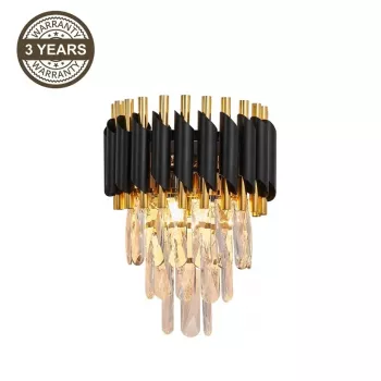 WALL LANNA 2200091-W 2XE14 BL lámpara de pared, 2x E14, negro mate