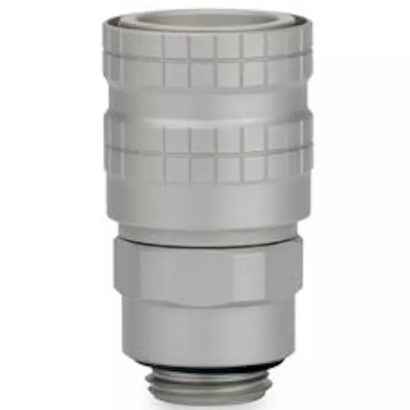 Thermal Grizzly DeltaMate conector hembra de acoplamiento rápido - M, níquel mate