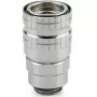 Thermal Grizzly DeltaMate Quick Disconnect Hembra - M, Gloss Nickel