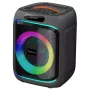 Altavoz de fiesta Bluetooth DENVER BPS-170 400W con luces RGB, TWS, karaoke, radio FM, entradas USB/SD/AUX/micrófono