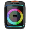 Altavoz de fiesta Bluetooth DENVER BPS-170 400W con luces RGB, TWS, karaoke, radio FM, entradas USB/SD/AUX/micrófono