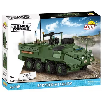 COBI Stryker M1126 ICV (escala 1:35) – maqueta detallada de vehículo militar