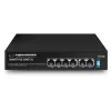 ESPERANZA Switch Gigabit PoE+ 6 puertos 65W GOLIATH (4 puertos PoE+, 2 uplinks, 12 Gbps, metal sin ventilador)