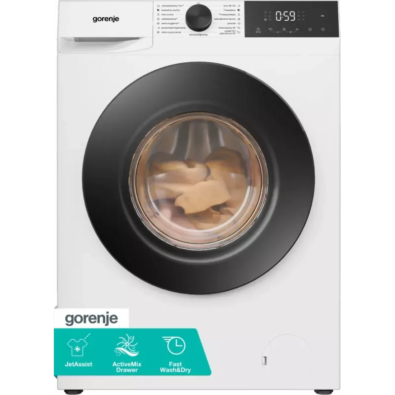 Gorenje WDG2PS954A1D2/PL Lavadora secadora, 9 kg de lavado / 6 kg de secado, 1400 rpm, clase energética A, blanca