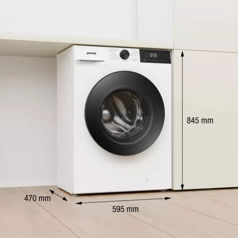 Gorenje WDG2PS954A1D2/PL Lavadora secadora, 9 kg de lavado / 6 kg de secado, 1400 rpm, clase energética A, blanca