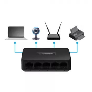 ESPERANZA Switch Gigabit de 5 puertos 10/100/1000 ONYX ENS103