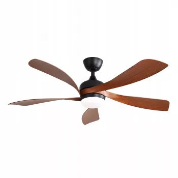 Extralink Grand Walnut 52 ventilador de techo inteligente WiFi, nogal, 132 cm, control por app