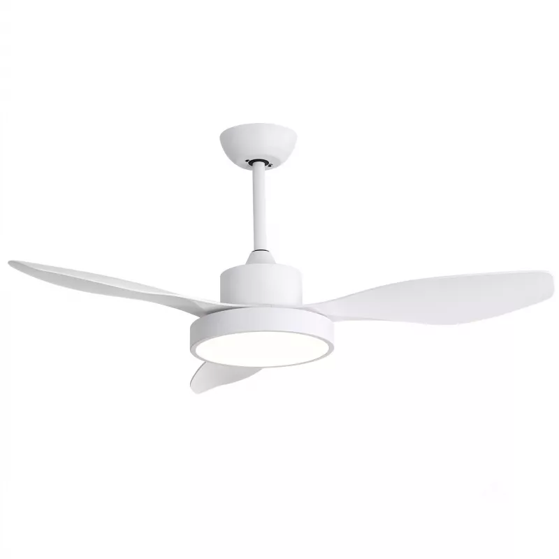 Ventilador de techo inteligente WiFi Extralink Aero Breeze 47, Blanco, control por app, 119 cm