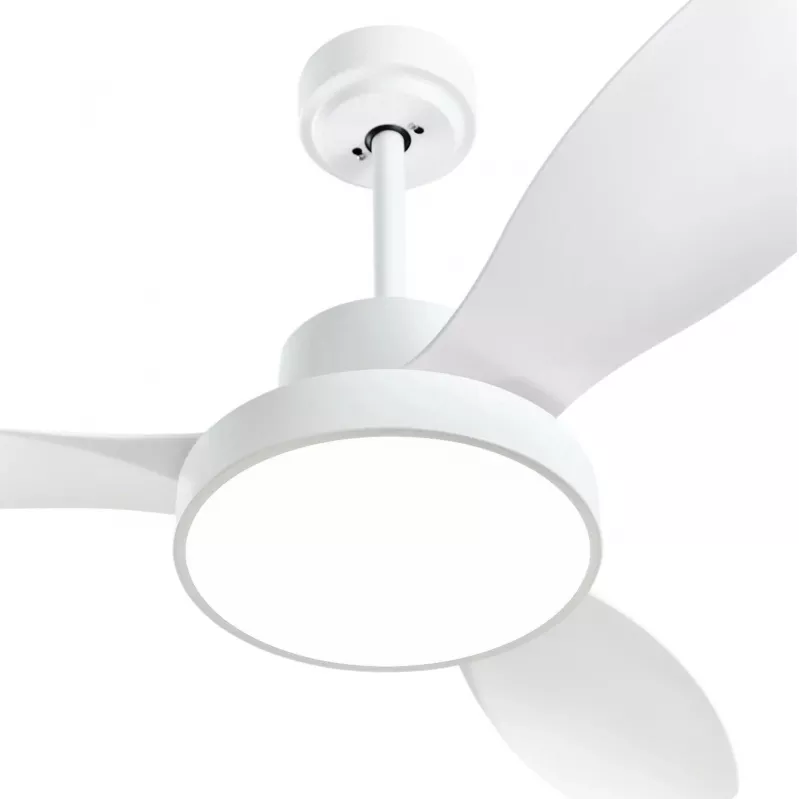 Ventilador de techo inteligente WiFi Extralink Aero Breeze 47, Blanco, control por app, 119 cm