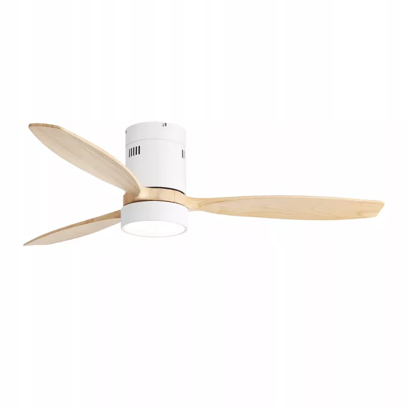 Extralink Nature Flow 52 ventilador de techo inteligente WiFi, madera, 132 cm, control por app