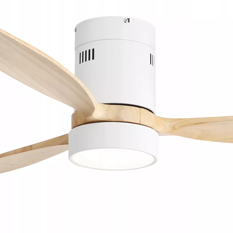 Extralink Nature Flow 52 ventilador de techo inteligente WiFi, madera, 132 cm, control por app