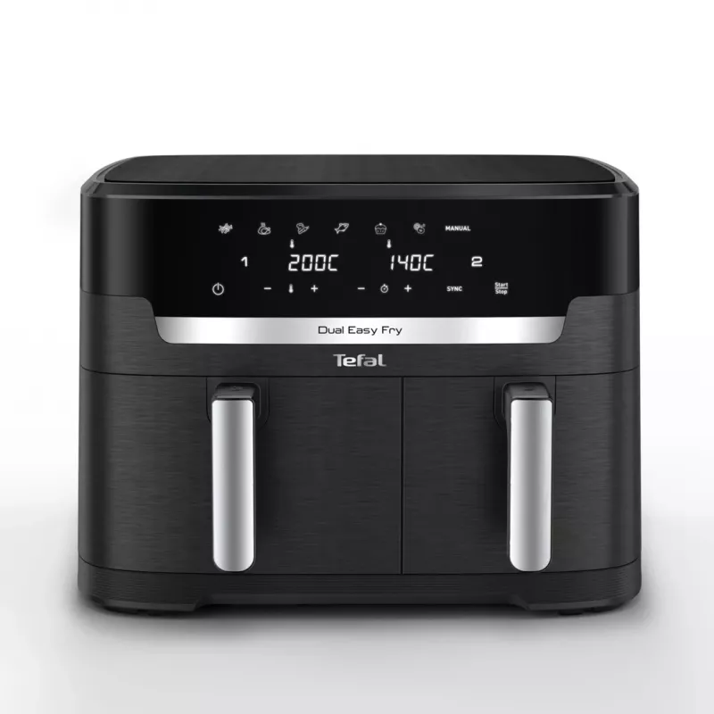 Freidora de aire Tefal ActiFry Dual Motion EY9428E 1,7 kg negra