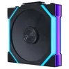 Lian Li UNI FAN SL FLEX Wireless ARGB Reverse Blade ventilador PWM de 120mm - pack de 3 con controlador, negro
