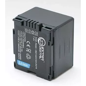 EXTRA DIGITAL Batería de repuesto Panasonic CGA-DU14 7,2V 1360mAh Li-ion para videocámara serie D
