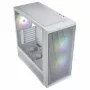 Fortron M330 torre Micro-ATX blanca, cristal templado, 1x120mm ventilador