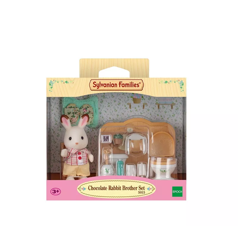 Set de baño Sylvanian Families Chocolate Rabbit Brother