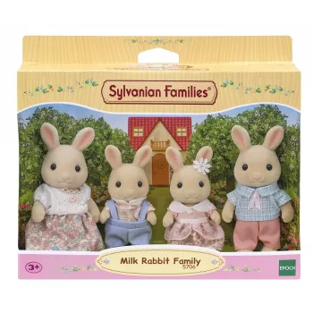Set de figuras Sylvanian Families Milk Rabbit Family