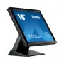 Iiyama ProLite T1531SAW-B5 Monitor LED táctil resistivo de 15 pulgadas XGA, 4:3, DVI-D/VGA, USB, altavoces, frontal IP54, VESA, Negro