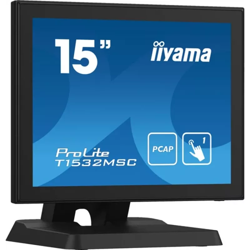 Monitor LED táctil proyectivo capacitivo Iiyama ProLite T1532MSC-B5X 15