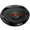 JVC CS-DR6932 altavoces coaxiales de 3 vías para coche 6x9 pulgadas, 500W pico, 70W RMS, woofer de carbono-mica, tweeter PEI, 4 ohmios