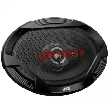 JVC CS-DR6932 altavoces coaxiales de 3 vías para coche 6x9 pulgadas, 500W pico, 70W RMS, woofer de carbono-mica, tweeter PEI, 4 ohmios