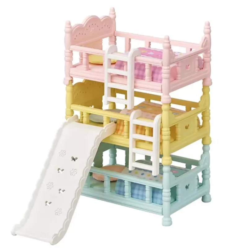 Sylvanian Families Litera de tres pisos para bebés