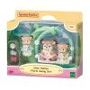 Sylvanian Families Cuna de bebé con columpio de flores juego