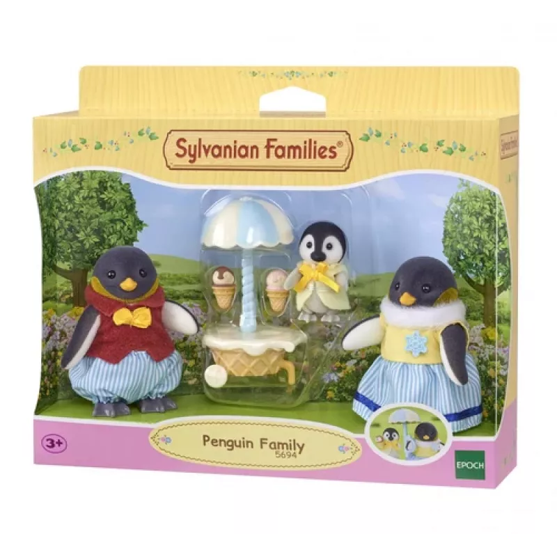 Sylvanian Families set de figuras familia de pingüinos