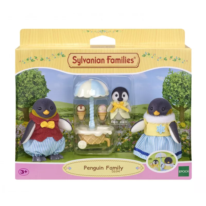 Sylvanian Families set de figuras familia de pingüinos
