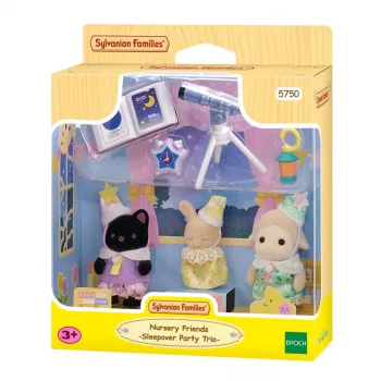 Sylvanian Families set de juego casa del árbol de aventuras fiesta de pijamas