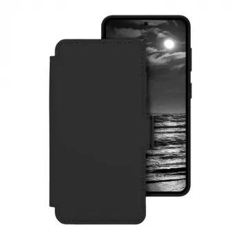 dbramante1928 Lynge funda con tapa ICON para Samsung Galaxy S26 – compatible con MagSafe, piel plena flor, medianoche
