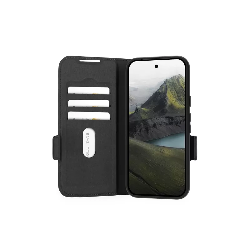 dbramante1928 Oslo Pro funda trasera de piel para Google Pixel 9a negra