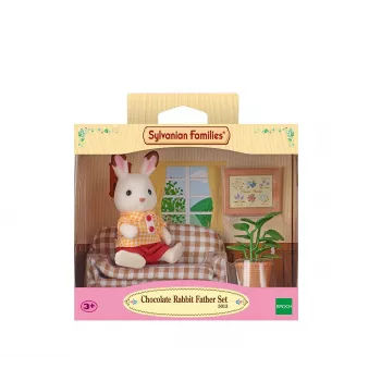 Sylvanian Families conejito de chocolate padre set de salón