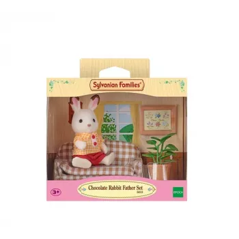 Sylvanian Families conejito de chocolate padre set de salón