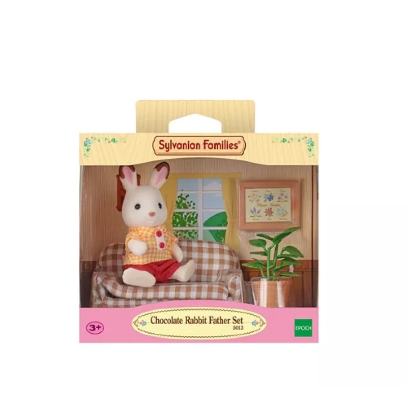Sylvanian Families conejito de chocolate padre set de salón