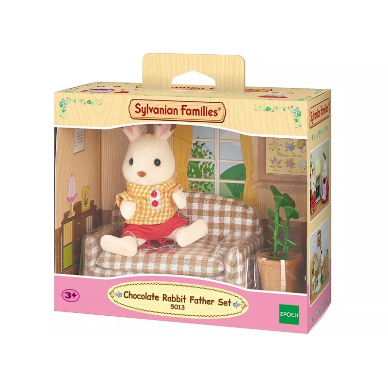 Sylvanian Families conejito de chocolate padre set de salón