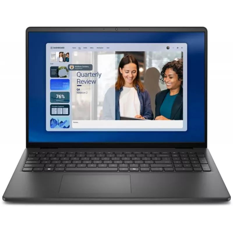 Dell 16 DC16255 portátil FHD+ de 16 pulgadas, AMD Ryzen 7 250, 16GB RAM, 512GB SSD, AMD Radeon, Windows 11 Pro, negro carbón