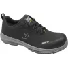 NO NAME calzado de seguridad SJ FLUXS3S Low 46 - S3S SR FO HRO puntera composite, sin metal, negro/gris
